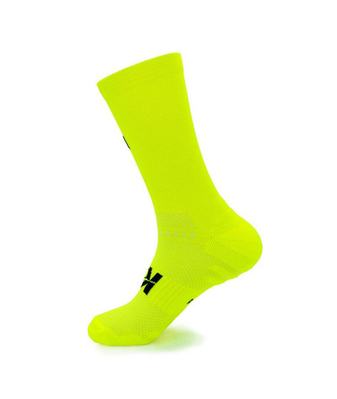 Meias Running Kamuabu Basic Yellow Unisex