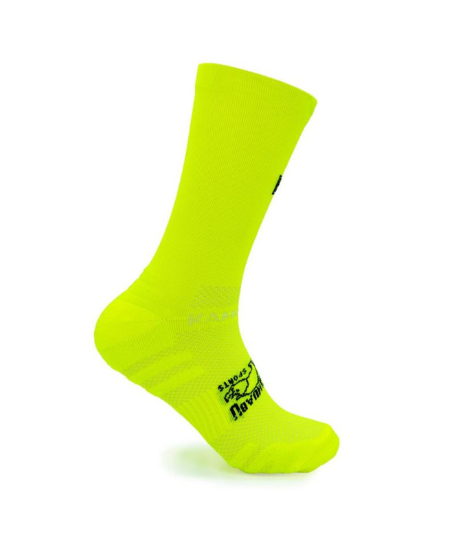 Meias Running Kamuabu Basic Yellow Unisex