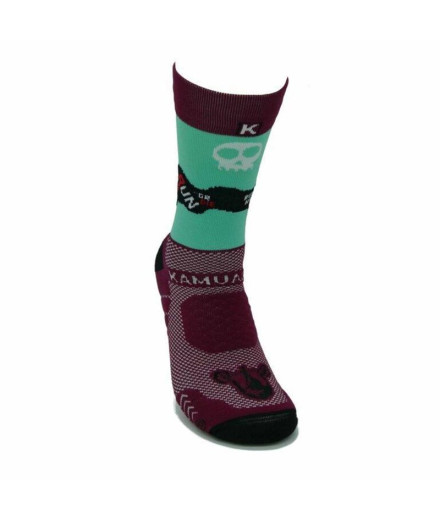 Meias Running Kamuabu Run Or Die 2.0 Unisex Moss