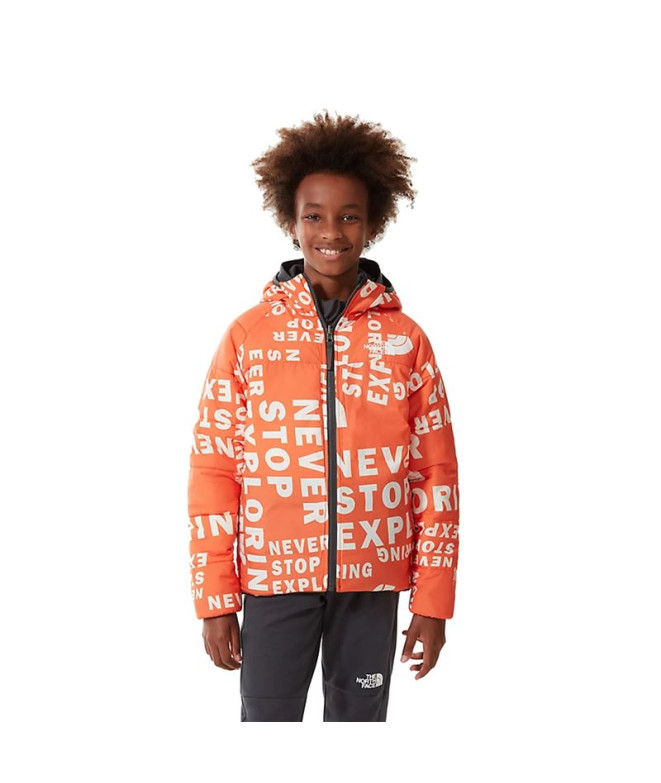 Chaqueta The North Face Print RV Perrito Gris Niño
