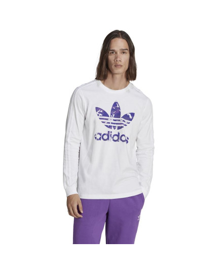 T-Shirt adidas Camo STR Homem Branco 2