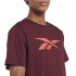 Camiseta Reebok RI Logo Maroon Hombre