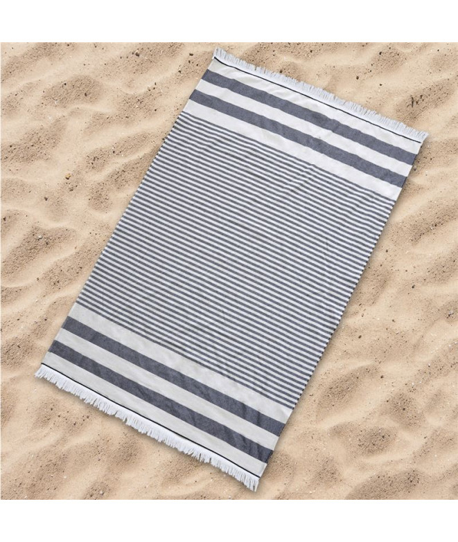Toalla Fouta Rizo Secaneta 95 X 160 Prossima Azul