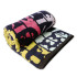 Serviette Secaneta Velours Jacquard 90 X 165 Noir Cayenne