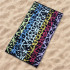 Serviette Secaneta Velours Jacquard 90 X 165 Noir Cayenne