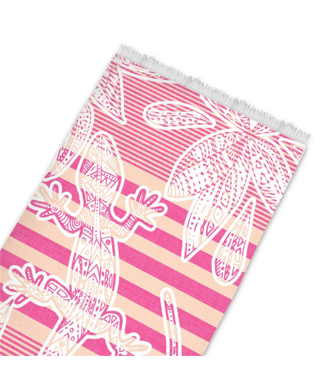 Serviette Secaneta Fouta Rizo 95 X 160 Galar Pink