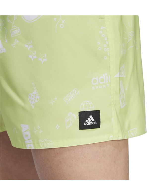 Bañador de Natación adidas Clx Sho Sl Hombre verde
