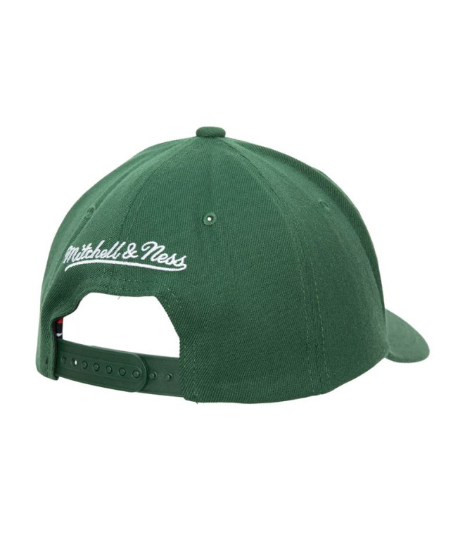 Gorra Mitchell & Ness Milwaukee Bucks Verde