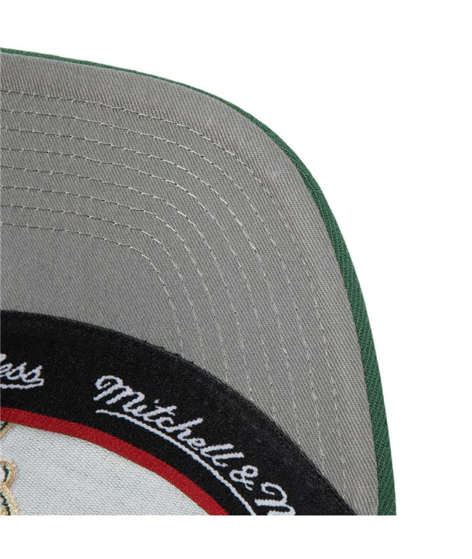 Gorra Mitchell & Ness Milwaukee Bucks Verde