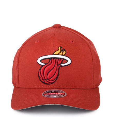 Boné Mitchell & Ness Miami Heat Castanho