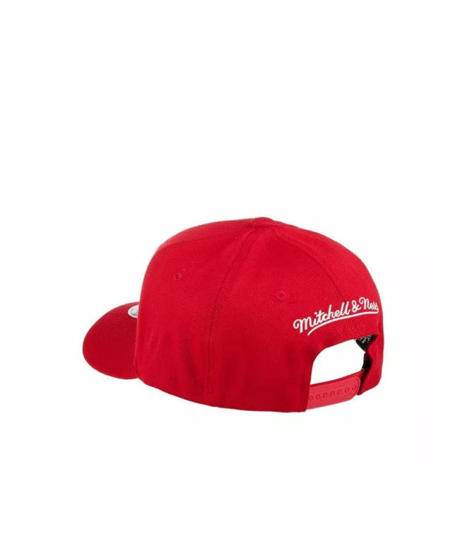 Casquette Mitchell & Ness Chicago Bulls Rouge