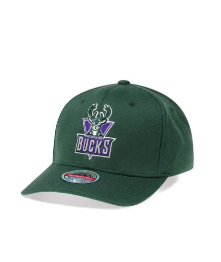 Boné Mitchell & Ness Milwaukee Bucks Verde