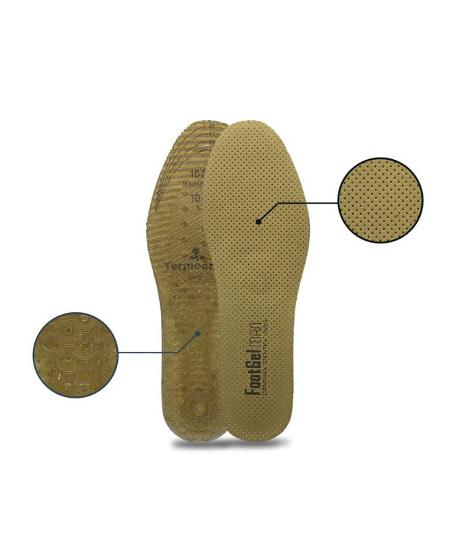 Modelo Footgel Daily Use Laranja