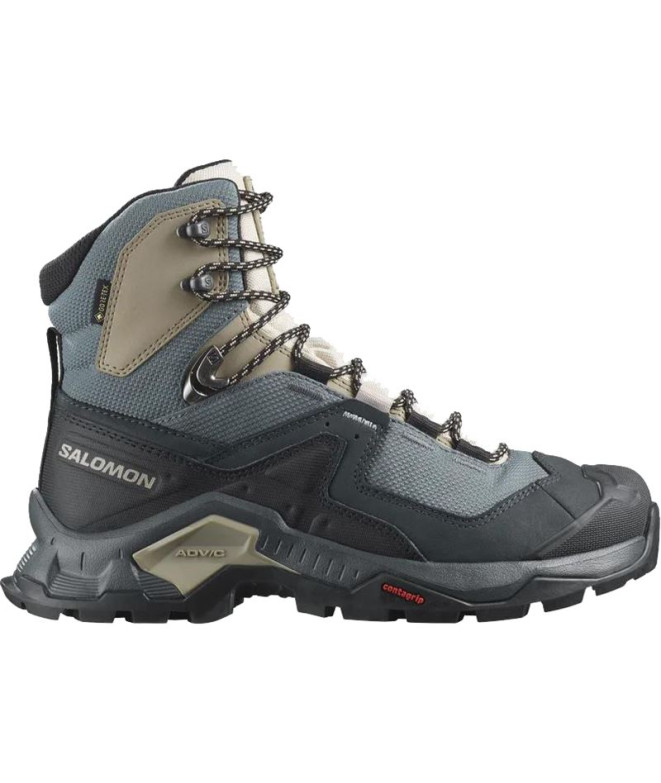 Botas de Montanha Salomon Quest Element Gore-Tex Preto/Cinza Mulher