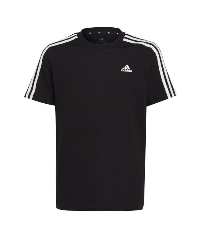 T-shirt adidas Essentials Cotton 3-Stripes para crianças