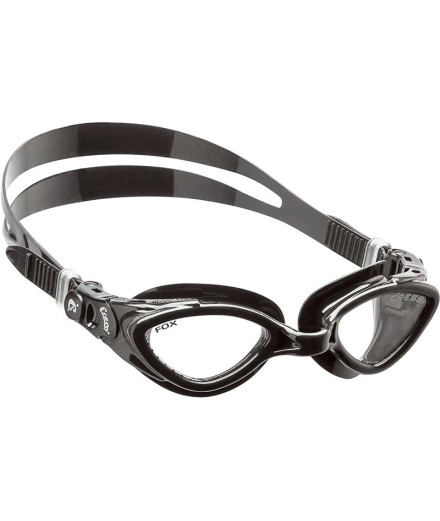 Gafas de Natación Cressi Sub Fox Dark Negro-Transparente
