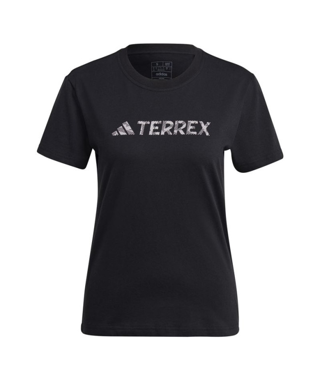camiseta de Montaña adidas Terrex Classic Logo mujer