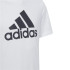 camiseta Casual adidas from Essentials Algodão com logótipo grande infantil