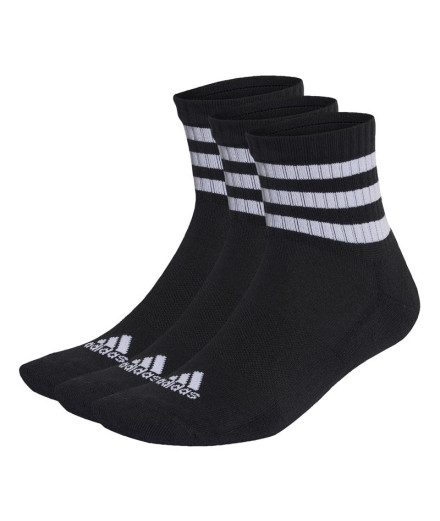 Meias adidas 3 riscas almofadadas Sportswear infantil