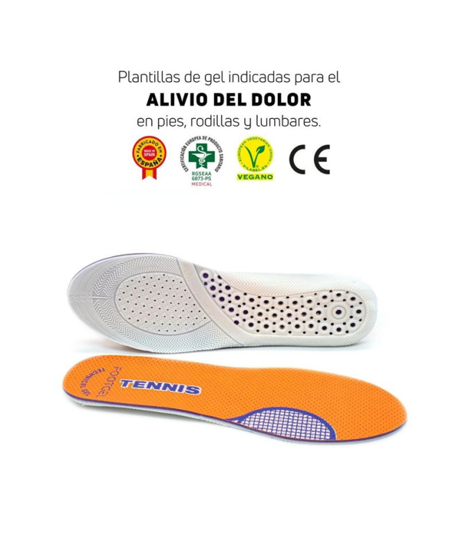 Plantilla Footgel Tennis Eucalipto