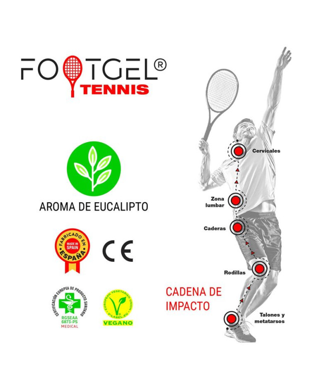Semelles Footgel Tennis Eucalyptus