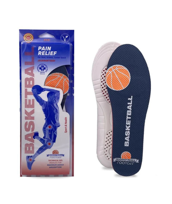 Semelle Footgel Basketball Eucalyptus 39-42