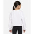 Sweatshirt Nike Fleece Boxy Filles Blanc