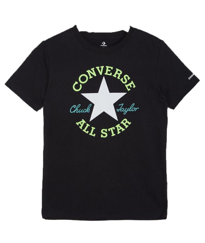 T-shirt Converse Disséqué Chuck Patch Patch Dial Up Blue Boy