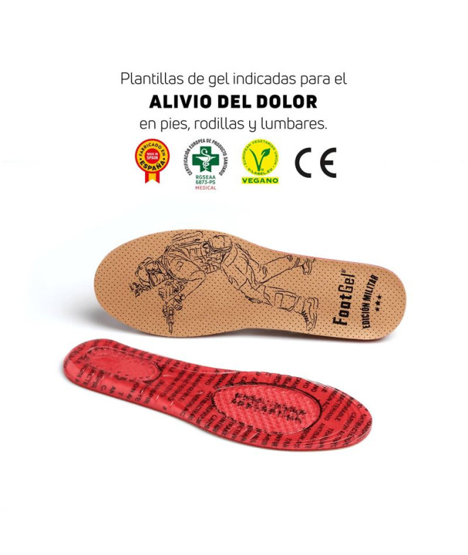 Modelo Eucalipto Footgel militar e policial