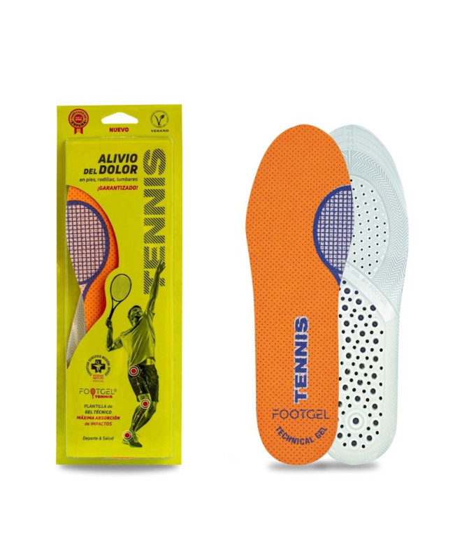 Semelle Footgel Tennis Eucalyptus 39-42