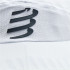 Gorra de Running Compressport Pro Racing Blanco
