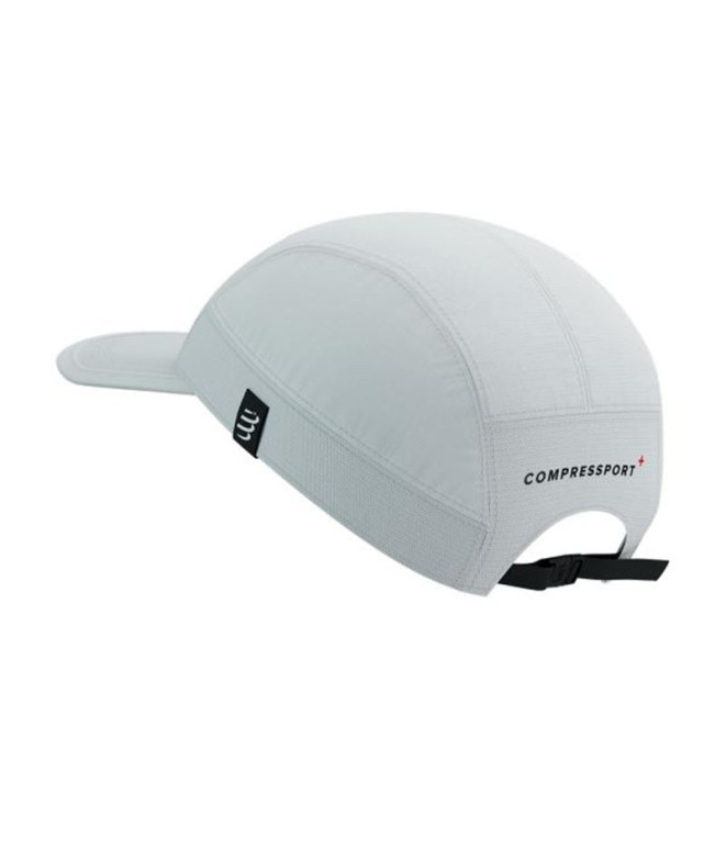 Compressport 5 Panel Light Running Cap White
