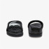 Flip Flops Lacoste Croco Dualiste Synthetic Logo Strap Women's Black