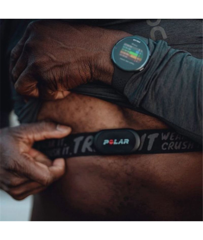 Sensor de frequência cardíaca Polar H10 Preto...