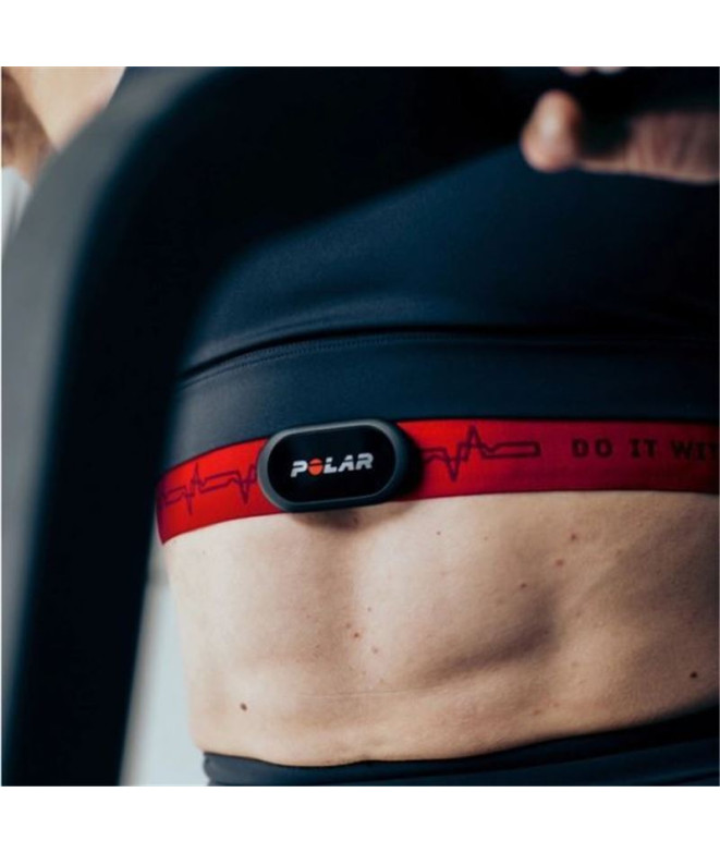 Sensor de frequência cardíaca Polar H10 Vermelho