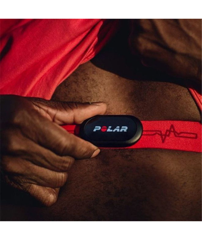 Sensor de frequência cardíaca Polar H10 Vermelho