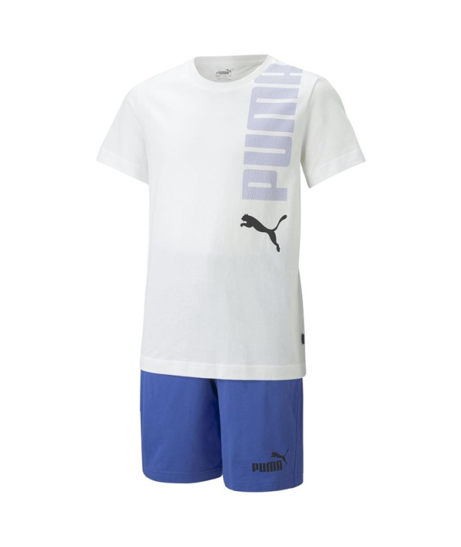 Conjunto Puma Logolab Set B para rapaz Branco