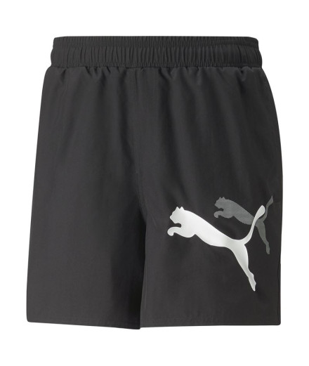 Calças Puma Ess+ Logo Power Cat Preto