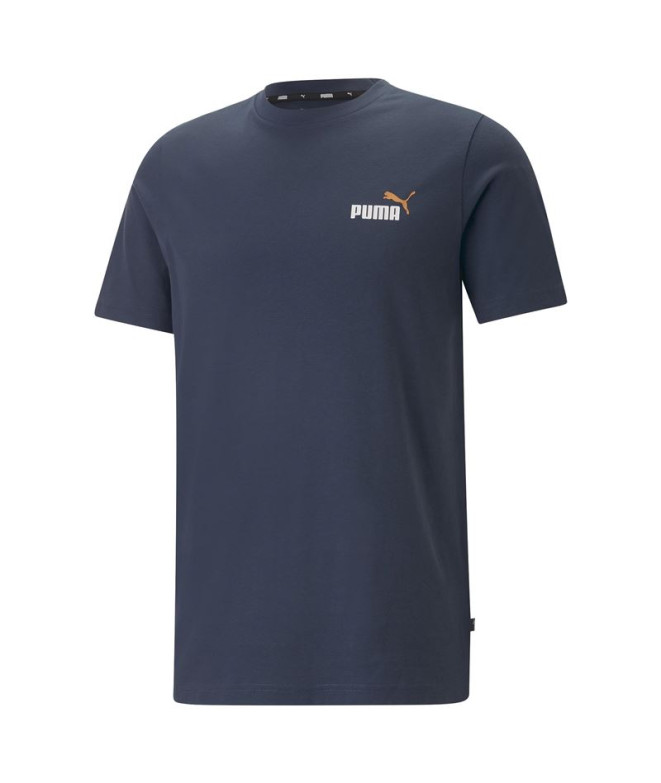 T-shirt Puma Ess+ 2 Col Small Log Grey