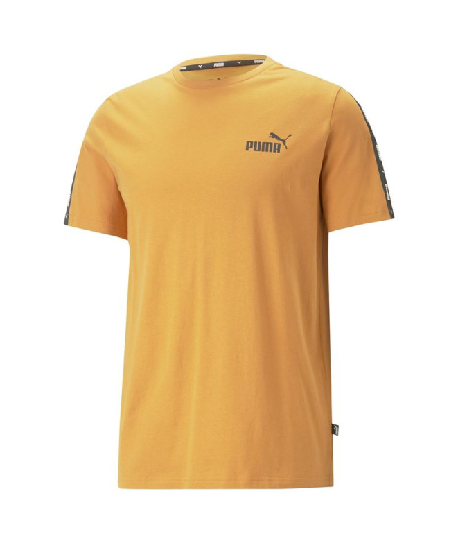 Camiseta Puma Ess+ Tape Naranja