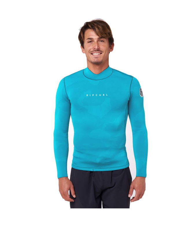 T-shirt de Néoprène Rip Curl Dpatrol Rev 1.5 L Homme Bleu