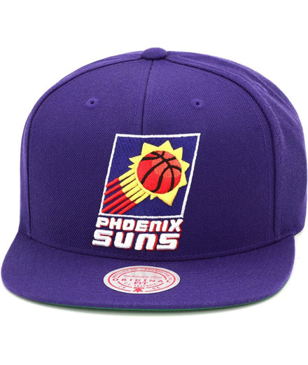 Gorra Mitchell & Ness Phoenix Suns Morado Gorra Mitchell & Ness Phoenix Suns Morado