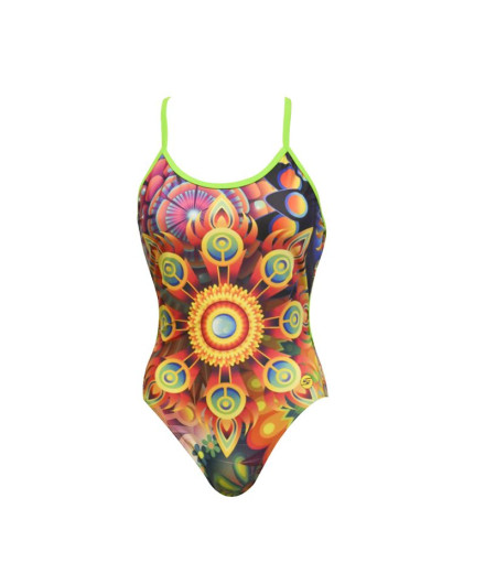Maillot de bain Natation de RAS Circus Orange Femme