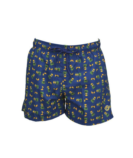 Fato de banho Homem RAS Ananas Azul estampado