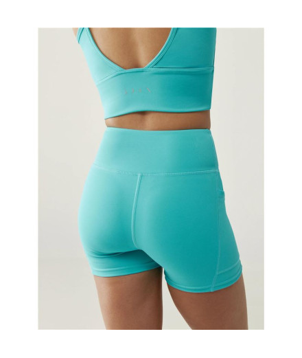 Born Living Yoga Seia Capri Short Bleu Femme 2