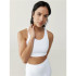 Soutien de desporto Born Living Yoga Colette Branco para mulher