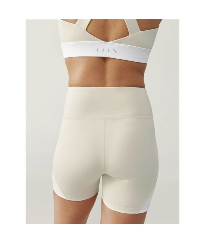 Born Living Yoga Layna Shorts Light Stone/White...
