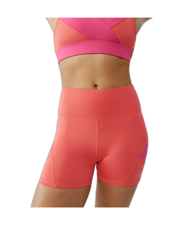 Born Living Yoga Layna Shorts Pink Lips/Petunia Mulher