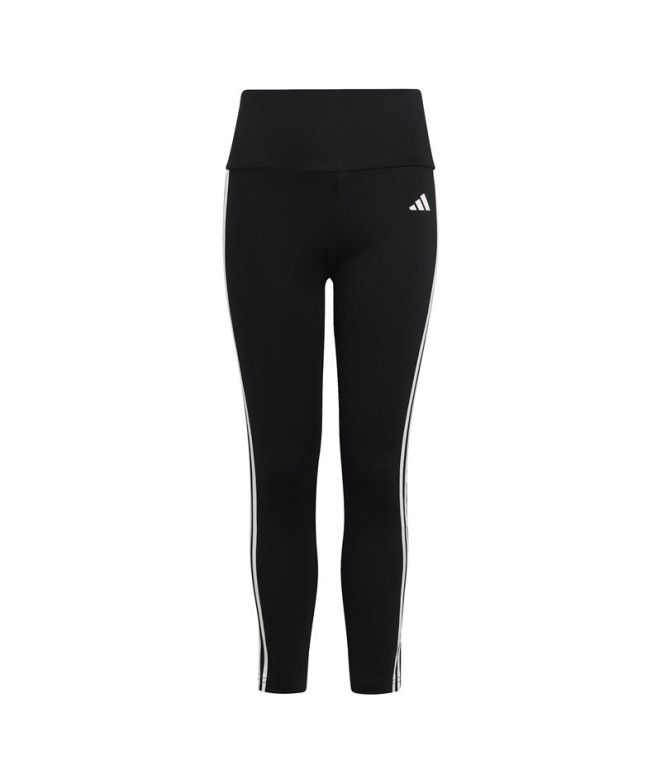 Leggings de fitness adidas AEROREADY Taille haute 3 bandes Filles