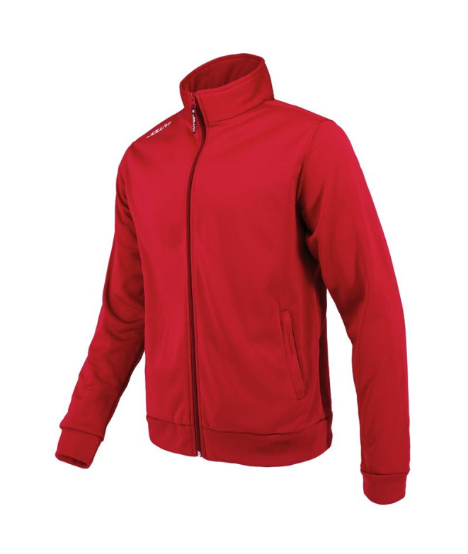 Sweat Joluvi Partition pleine rouge Homme